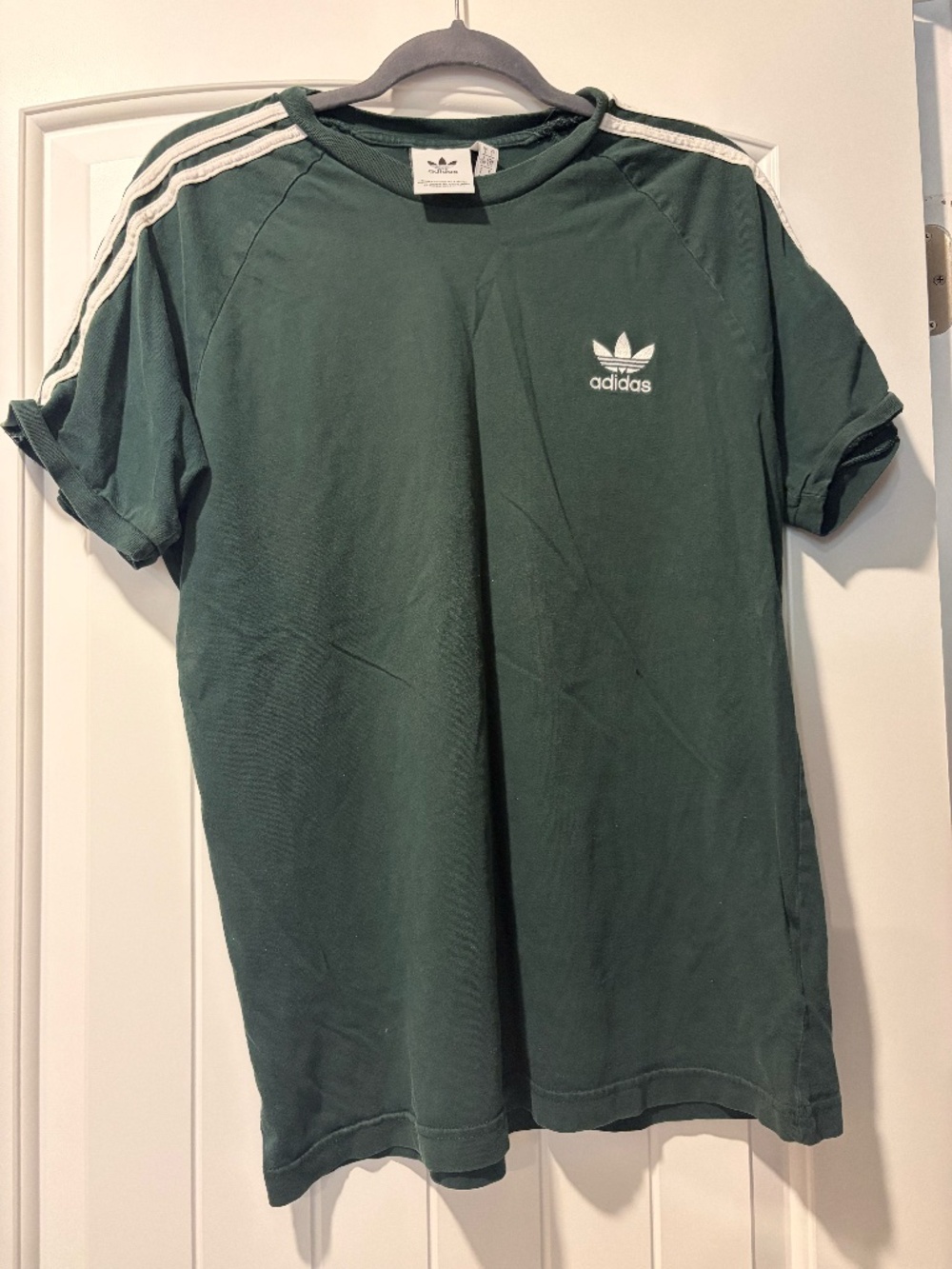 Green Adidas T shirt